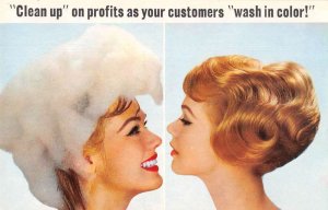 Wash'n Tint Color Shampoo Beauty Product Advertising Vintage Postcard AA50230