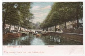Veenkade Canal Gravenhage Hague Den Haag Netherlands 1905c postcard