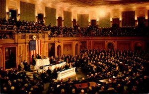 Washington D C United States Capitol Joint Session Of Congress January