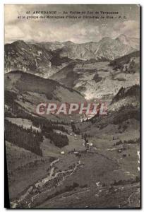 Old Postcard Abundance The Valley Of Tavaneuse Lake and Mountains Group & # 3...