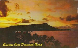 Hawaii Sunrise Over Diamond Head 1961
