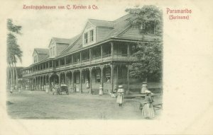 suriname, PARAMARIBO, Mission Buildings of C. Kersten & Co. (1899)