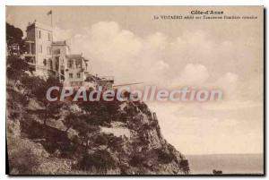 Postcard Old French Riviera The Vistaero edified on the ancient Roman border