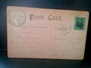 Postcard  Vintage 1908 SAYING GRACE