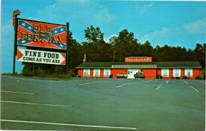 Postcard TN Cleveland Old Ford Inn & Restaurant Classic Cars 1969 S28