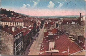 France Saint-Étienne Vue Panoramique Vintage Postcard 03.62