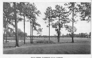 Florence Villa Florida Sixth Green Scenic View Antique Postcard KK1218