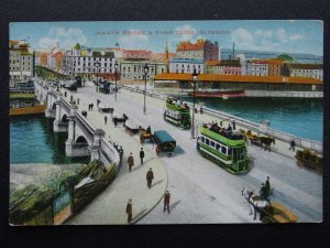 Scotland GLASGOW Jamaica Bridge & River Clyde c1908 Postcard by G.D.& D.L.