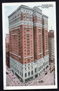 NEW YORK CITY Hotel McAlpin, 34th St. and Broadway - White Border
