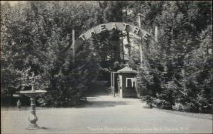 Salem NH Canobie Lake Park Theatre Entrance c1905 Postcard