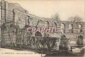 Postcard Old Bordeaux Palais Gallien BR Ruins