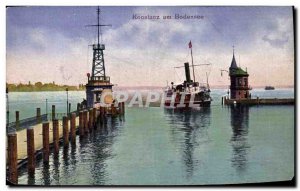 Old Postcard Konstanz am Bodensee