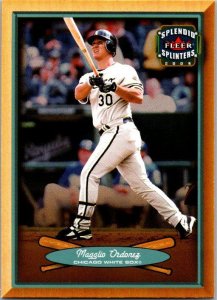 2003 Fleer Baseball Card Magglio Ordonez Chicago White Sox sk20092