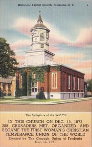 New York Fredonia Historical Baptist Church