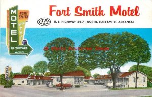 AR, Fort Smith, Arkansas, Fort Smith Motel, Holland Printing Pub No 18,077F