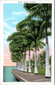 Postcard FL Royal Palms, Florida - William Franklin Atwood This is Florida poem
