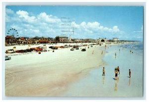 1961 The World Famous Daytona Beach Florida FL Ferris Wheel Vintage Postcard 