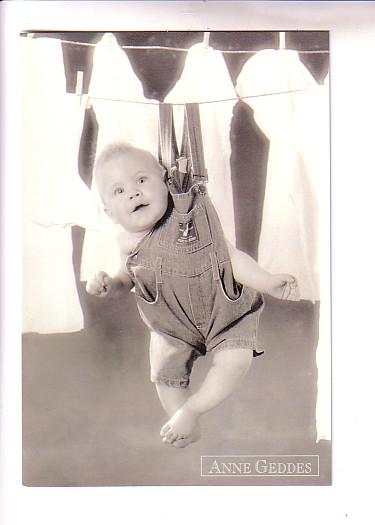 Anne Geddes, 1995, Photo Baby on Clothesline, Classico 605-052