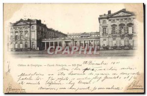 Postcard Old Chateau de Compiegne Main Facade