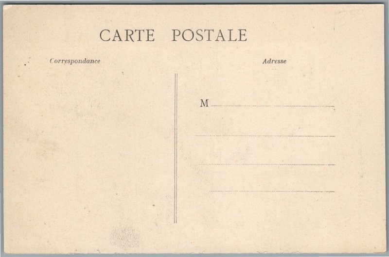 CASABLANCA MOROCCO RUE DE COMMANDANT PREVOST ANTIQUE POSTCARD