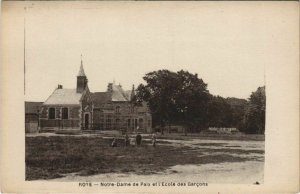 CPA ROYE Notre-Dame de Paix Ecole des Garcons (19401)