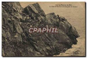 Old Postcard The Pointe du Raz La Tete de Cochon and General Hat