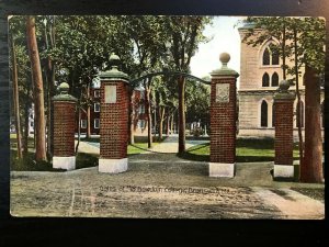 Vintage Postcard 1907-1915 Gates of (18) '78 Bowdoin College Brunswick Maine