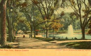 MA - Boston. Frog Pond at Boston Common