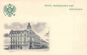 Hotel Russischer Hof Hotel Munchen Munich Germany 1905c postcard
