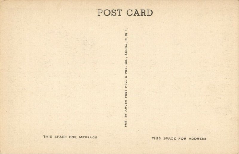 aruba, N.W.I., Aruban Style House (1940s) Postcard