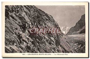 Old Postcard Chamonix The Bad No Mountaineering