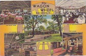 Illinois Rockton The Wagon Wheel Curteich