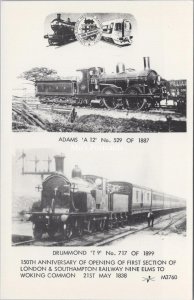 Railways Postcard - London and Southampton Train Line  SW17708