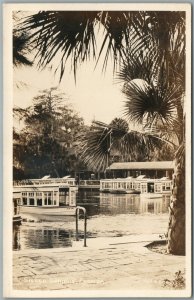 SILVER SPRINGS FL SCENIC PHOTO SUB VINTAGE REAL PHOTO POSTCARD RPPC