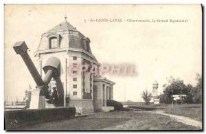 Old Postcard St Genis Laval Observatory Grand Equatorial