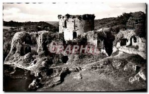 Old Postcard Tonquedec Lannion Le Chateau Le Donjon