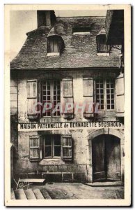 Old Postcard From Paternal House Bernadette Soubirous Lourdes