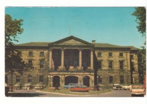 Provincial Building, Charlottetown, PEI, Vintage 1967 Chrome Postcard, Slogan