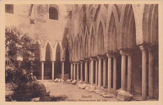 Italy Amalfi Cimitero Monumentale Del 1200