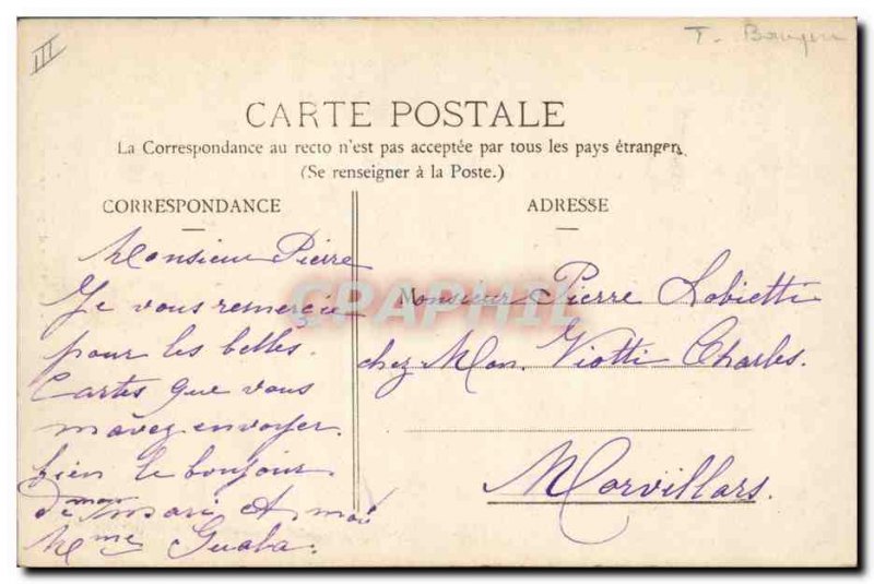 Old Postcard Bank Caisse d & # 39Epargne Belfort