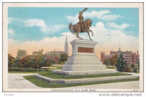 Lafayette Statue, FALL RIVER, Massachusetts, PU-1931