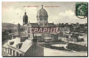 Postcard Old Granville St. Paul Church