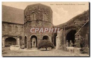 Postcard Ancient Ruins of Ghent & # 39abbaye Saint Bavo lavatorium