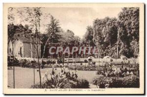 Old Postcard Petanque Saint Amand Montrond The bowling alley