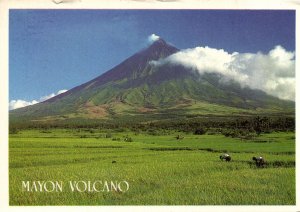 PC PHILIPPINES, MAYON VOLCANO, Modern Postcard (b43111)