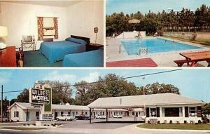 GA, Statesboro, Georgia, Wildes' Motel, Multi View, Dexter Press 28210-C