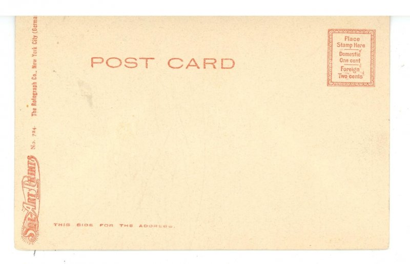 RI - Providence. Brown University, Van Wickle Gates ca 1905