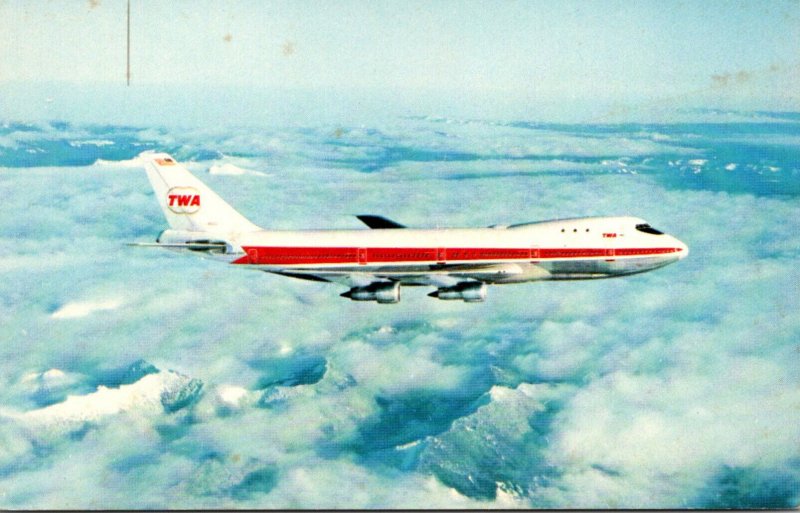 Airplane TWA Trans World Airways Boeing 747