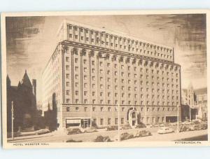 1940's WEBSTER HALL HOTEL Pittsburgh Pennsylvania PA B3315