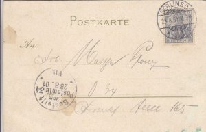 1901, German Poster of Soldier, Postmarked in Berlin (35094)